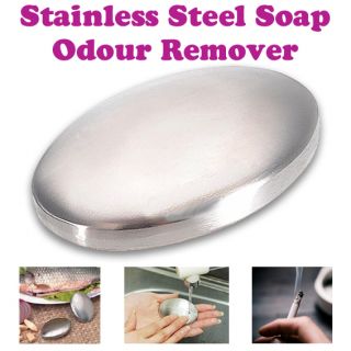 Gadget Hero's Stainless Steel Hand Odour Remover, Soap Style For Hotel Chef Kitchen & Smoker's