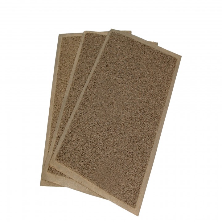 plain door mat set of 3 r1204