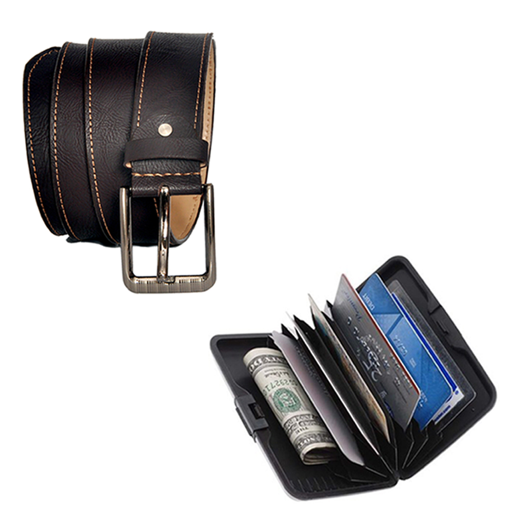 Buy Buy Belt And Credit Card Holder [B242 Online in India 81409199