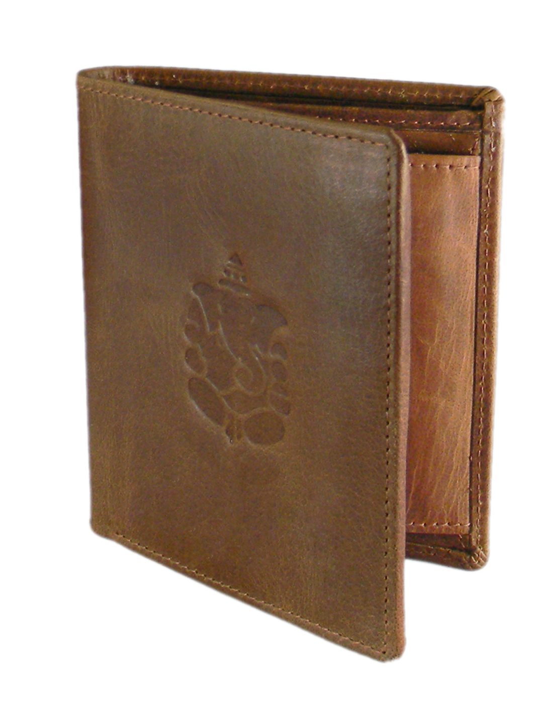 Buy Hidelink Smart Brown Leather Wallet For Men Online in India - 81589243 - 0