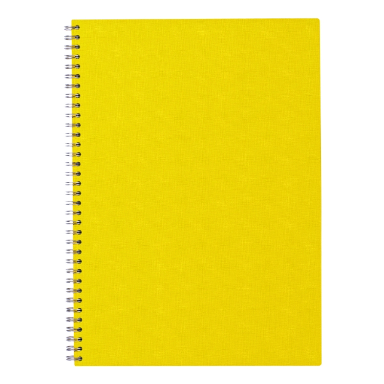 A4 SPIRAL YELLOW NOTEBOOK (SET OF 2)