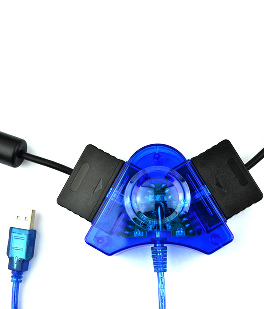 Dual PS1 PS2 Playstation 2 to PC USB Game Controller Adapter Converter