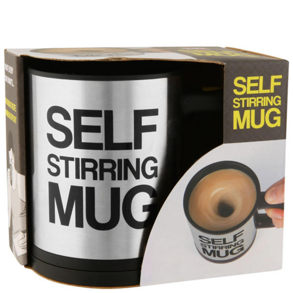 Mug Self Stirring Coffee Cup (black) 