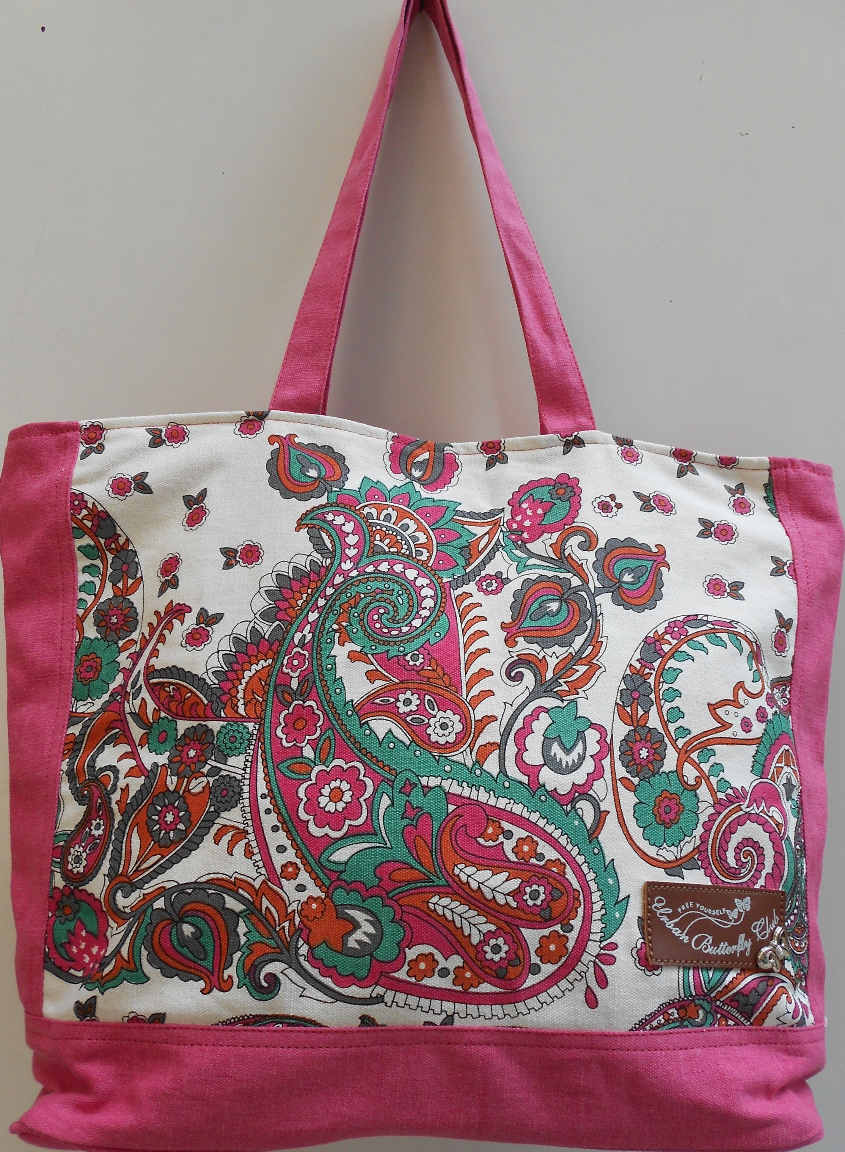 NRH Categories :: Fashion :: Bags & Wallets :: Printed Cotton Canvas Tote Bag - www.bagssaleusa.com