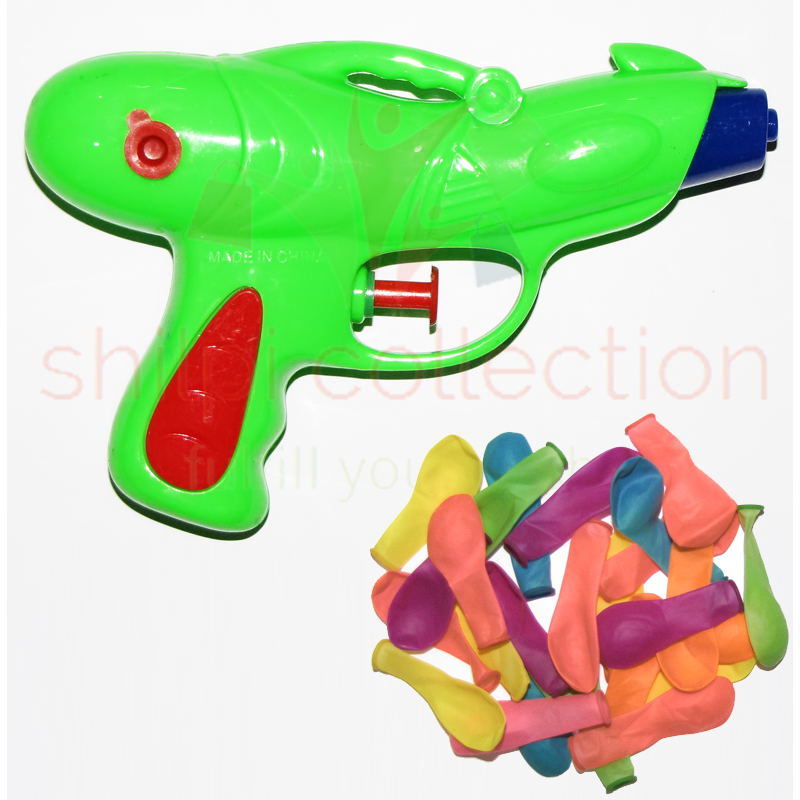 Holi Water Gun Pichkari with 25 Water Balloons available at ShopClues