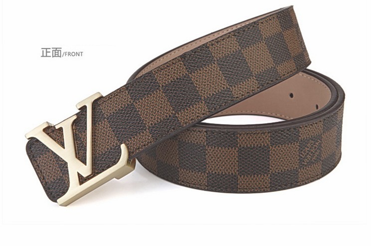 Louis Vuitton Gold Brown Damier Belt LV Buckle WAIST 32-36 (115) Prices in India- Shopclues ...