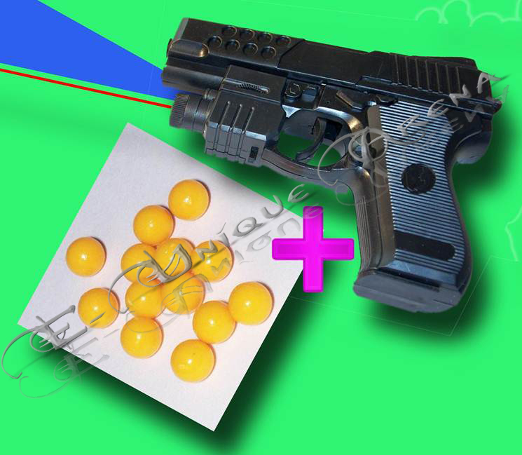 Online 1600+ Pcs High Grade 6mm Plastic BB Bullets + 1 Pc M2068AF Air