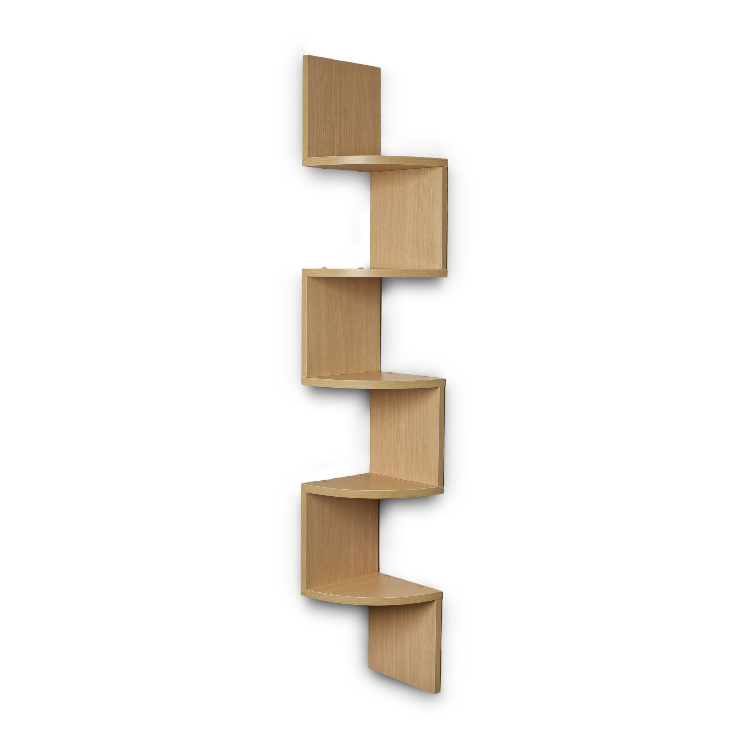 zig zag corner wall shelf