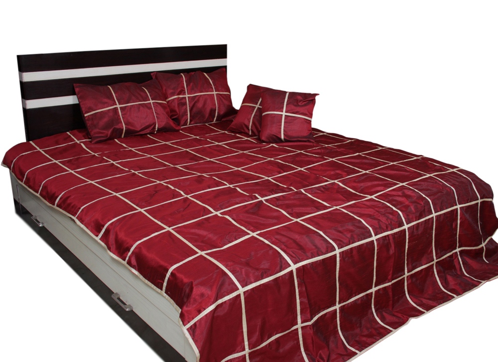 Ethnic Polysilk Bed Cover Prices in India- Shopclues- Online Shopping ...