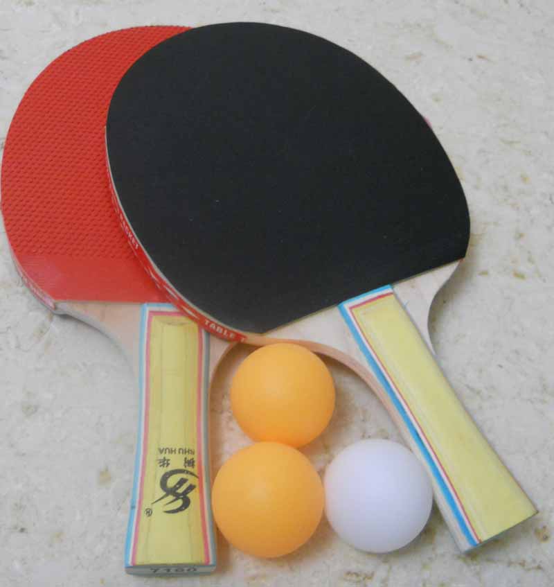 Table Tennis 2 Bats + 3 Balls Set for Kids Toys, Gift item Play Indoor