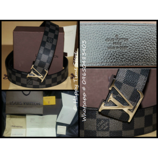 NRH Categories :: Fashion :: Accessories :: Belts :: Louis Vuitton LV Initiales Damier Graphite ...