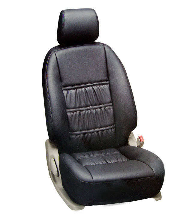 Hi Art Black Leatherite Seat Cover For Maruti Alto 800 LXI,VXI,ZXI