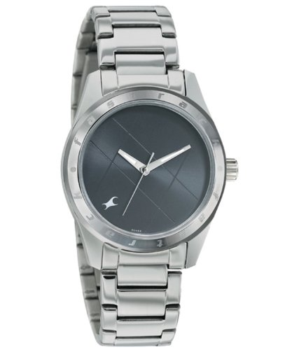 Fastrack Metal Analogue Silver Watches for Girls - 6057SM03 Online at best price from ShopClues.com