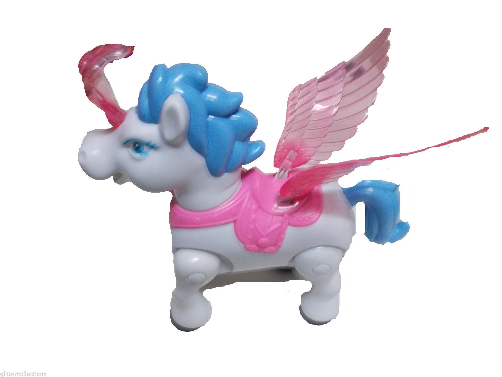 unicorn ride on toy battery