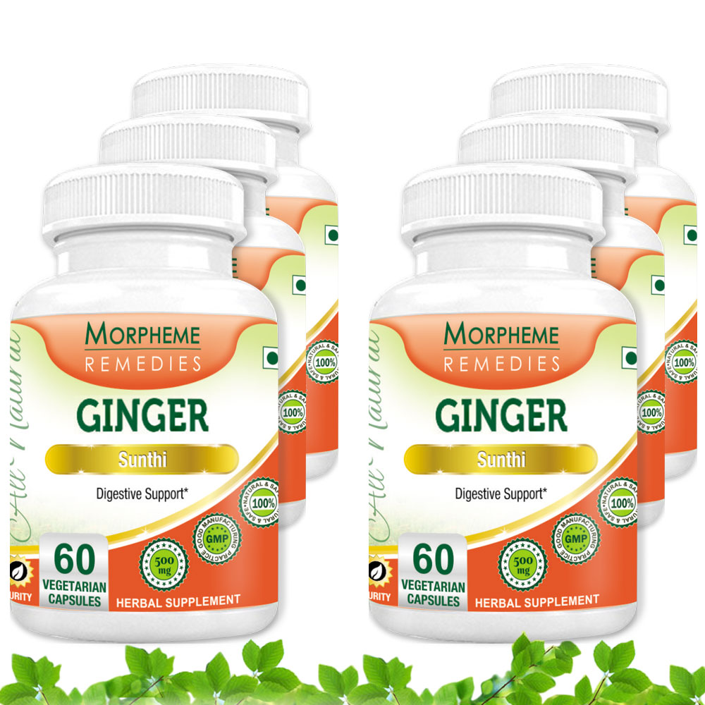 Morpheme Ginger (Sunthi) Supplements For Joint Pain & Digestive Problems