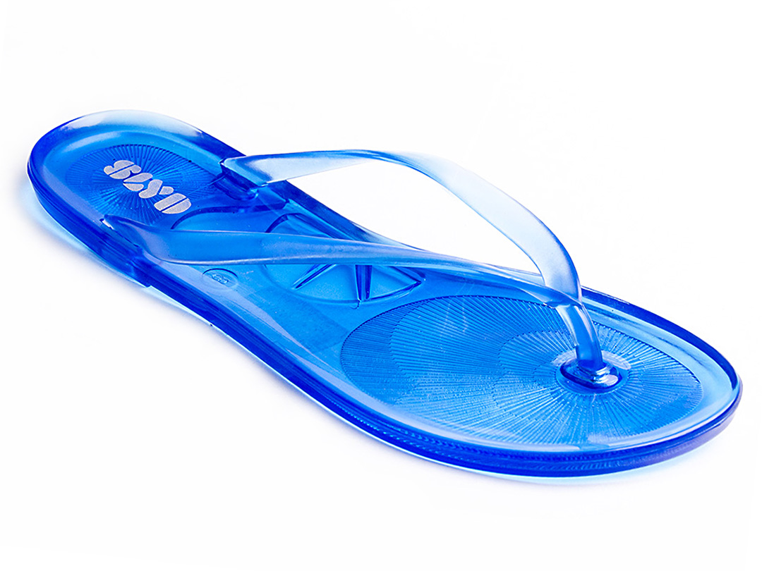 Slyd Blue Jelly Flip Flop