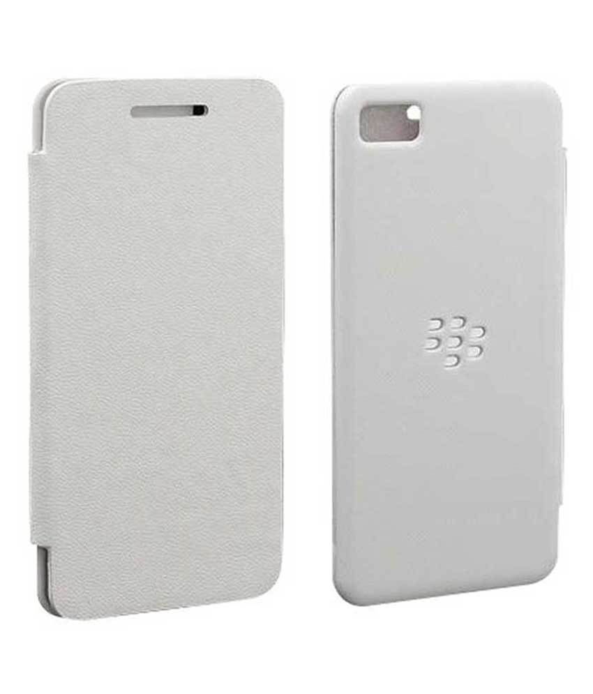 shop blackberry z10 back flip cover white 1 screen guard shopclues shop blackberry z10 back flip cover white 1 screen guard shopclues