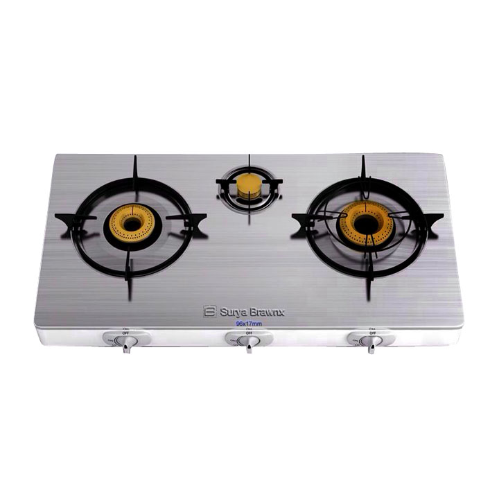 3 Burner Automatic Gas Stove Online, Prices, Specification