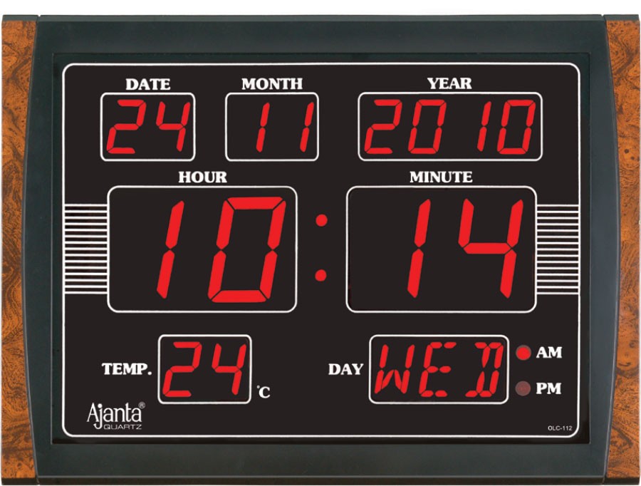 Ajanta LED Digital Wall Clock OLC112