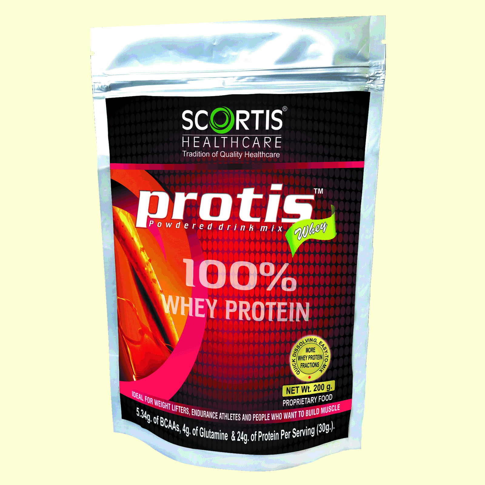Protis Whey 100 200g. Whey Protein Concentrate