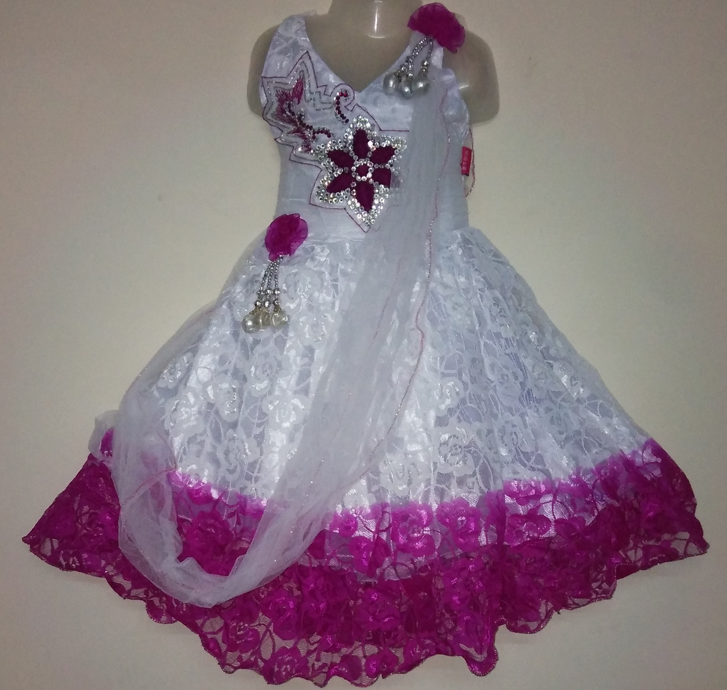 8 years long frock