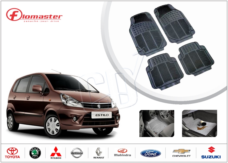 buy flomaster universal heavy rubber floor mats maruti buy flomaster universal heavy rubber floor mats maruti