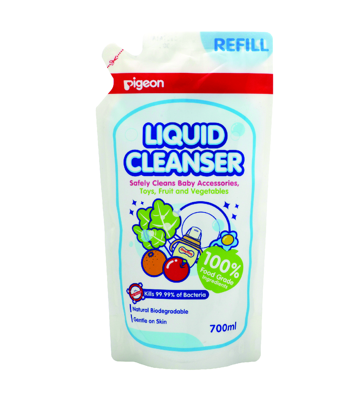 pigeon liquid cleanser refill 700ml pigeon liquid cleanser refill 700ml