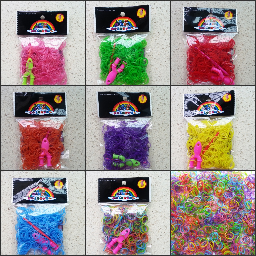 Mix & Match Glitters & Two Tone Loom Bands (pack Of 4800 Bands) At Best 