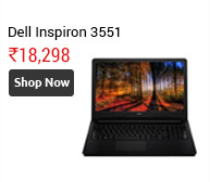 Dell Inspiron 3551 (Pentium Quad Core/4GB RAM/500GB HDD/15.6/Ubuntu) Black  