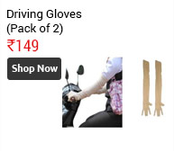 Pack of 2 Extra Long Sleeves Unisex Sun protect Driving Gloves - 26"  