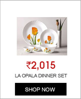 La Opala Dinner Set Tulip Passion of 27 Pcs