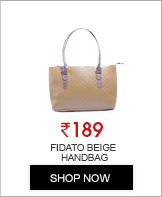 Fidato Beige Handbag