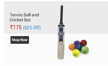 Tennis Ball Cricket Bat with Free Tennis Ball                        