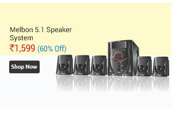 Melbon 5.1 Speaker System (MB-5100) - With FM, USB, AUX & Remote                        