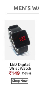 Stylish New LED Digital Wrist Watch Black/White/Red)  