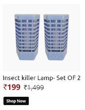 Insect killer cum night lamp 2 Pcs ( lovato )  