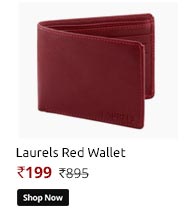 Laurels Urban Red Wallet (WT-03)  