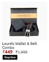Laurels Wallet And Belt Combo (UT-01 BT-01)  