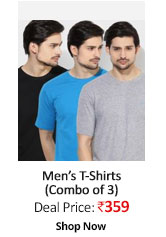 Paris Polo Combo of 3 mens tshirts  