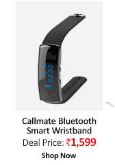 Callmate Bluetooth Smart Wristband - Black  