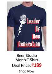 BeerStudio.in - Leader of new Generation Tshirt - Navy blue color  