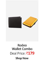Rodeo Combo of Wallet and Aluminium Wallet  