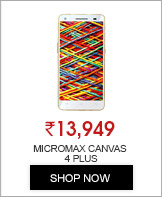 Micromax Canvas 4 Plus A315 White and Gold