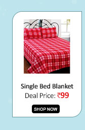 K Decor Single Bed Blanket (KS-017)  
