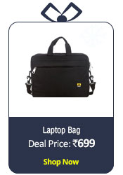 Just Bags Sleek 15 inch Laptop Messenger Bag  