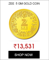 Gold Coin of 5 Grams in 24 Karat 999 Purity by Zee Gold