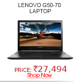 enovo Essential G50-70 Core i3-4010U 4TH GEN/2GB/500GB/15.6 INCH/DOS/Lenovo Bag