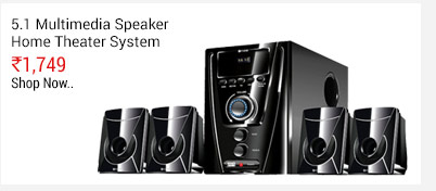 Flow Flash 5.1 Multimedia Speaker Home Theater System with FM USB Aux and Remote                                                          