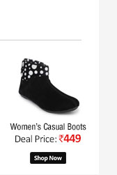 Do Bhai Women's Smart Casual Boots Chics-Black  