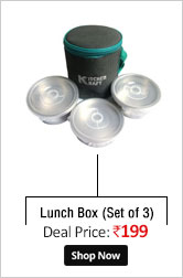 Set of 3 Pcs. Leak Proof Lunch Box With Insulated Bag  